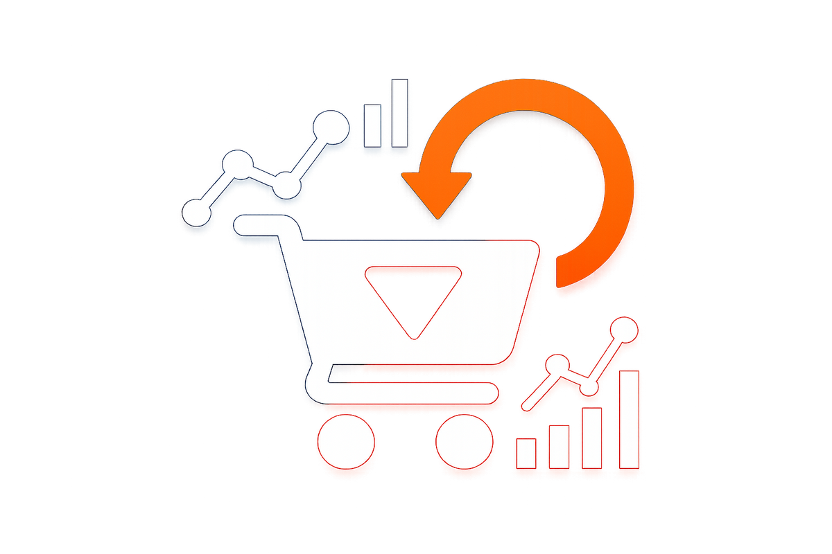Abandoned Cart Analytics Icon