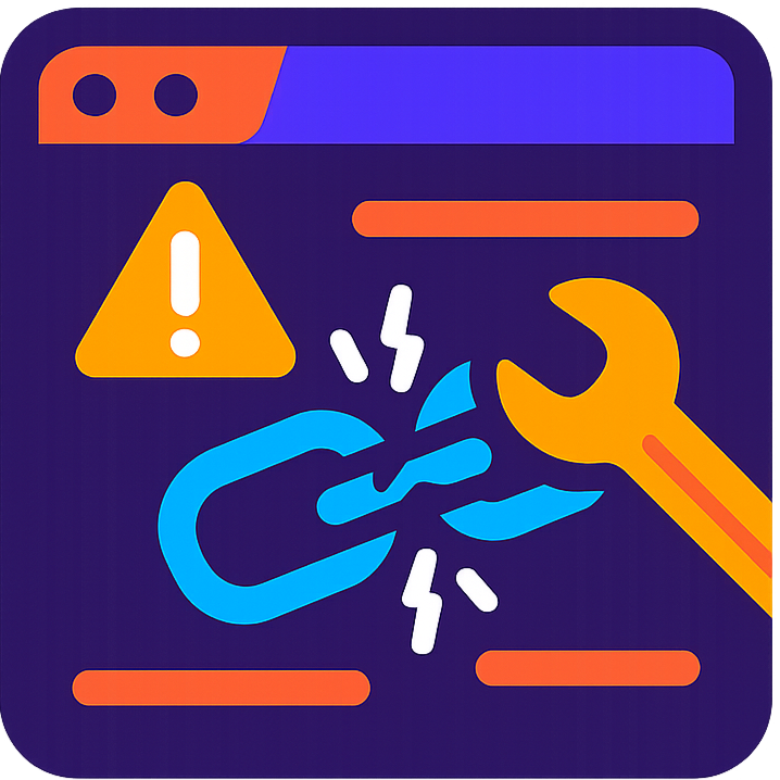 Custom 404 Error Page Design Icon