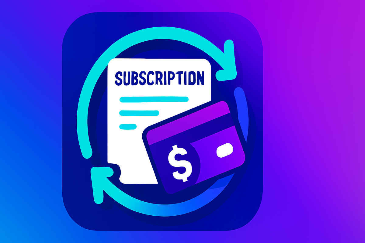 Subscription Billing & Recurring Payments Setup Icon